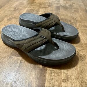 Earth Origins Boyd Sport Sandals Flip Flops Thongs Mens  10 Brown Comfort Water